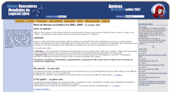 Desktop Screenshot of 2007.rmll.info